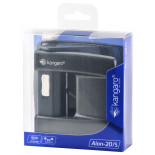 Dziurkacz KANGARO Aion-20/S, dziurkuje do 20 kartek, metalowy, w pudełku PP, metaliczny szary