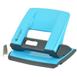 Dziurkacz KANGARO Aion-20/S, dziurkuje do 20 kartek, metalowy, w pudełku PP, turkusowy