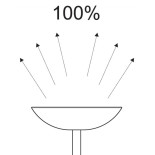 Halogenowa lampa podłogowa MAULsky, 230W, ze ściemniaczem, srebrna