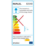 Halogenowa lampa podłogowa MAULsky, 230W, ze ściemniaczem, srebrna