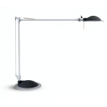 Lampka LED na biurko MAULbusiness, 11W, srebrno-czarna