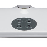 Lampka LED na biurko MAULwork, 21W, ze ściemniaczem, mocowana zaciskiem, biała