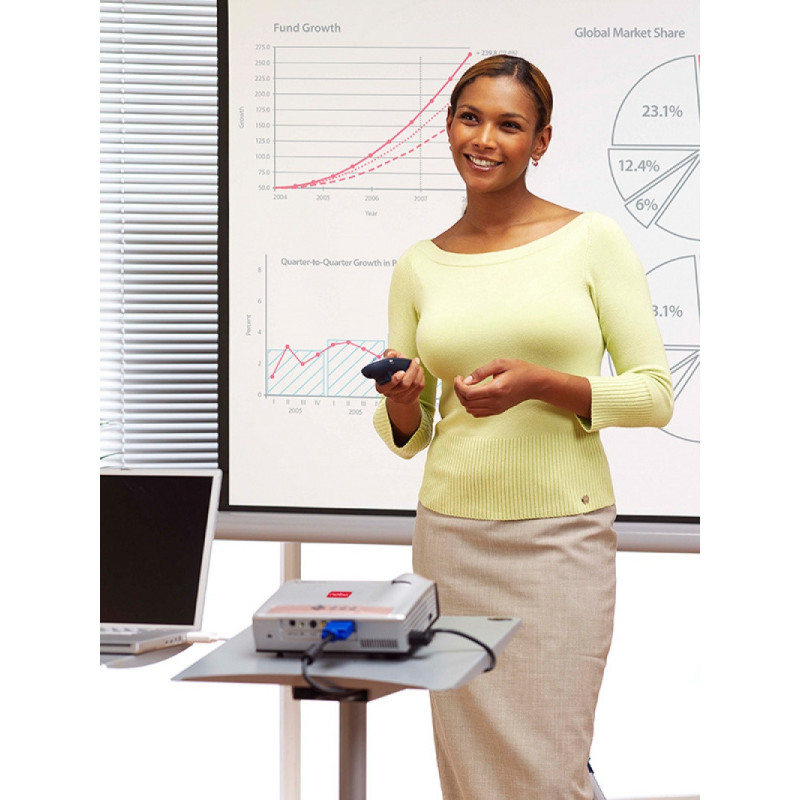 Ekran projekcyjny NOBO, na trójnogu, 4:3,2000x1513mm, biały