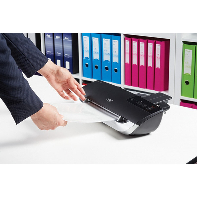 Laminator GBC Fusion 3000, A4, nagrzew.: 1,5min, prędk. laminacji: 30s, grafitowy