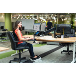 Podnóżek KENSINGTON SoloMate, z regulacją (x2), 450x350mm, szary