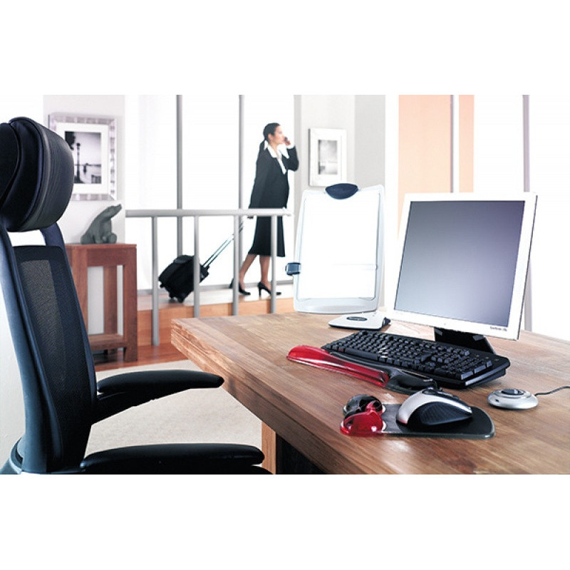 Podkładka pod myszkę KENSINGTON Duo Gel, czerowno-czarna