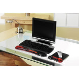 Podkładka pod nadgarstek KENSINGTON Duo Gel, czerowno-czarna