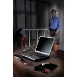 Podkładka pod nadgarstek KENSINGTON Duo Gel, czerowno-czarna