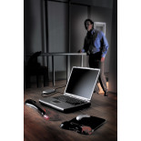 Podkładka pod nadgarstek KENSINGTON Duo Gel, czerowno-czarna