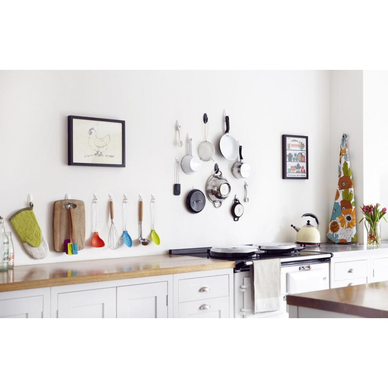 Haczyki wielokrotnego użytku COMMAND™ (W17081 B PL), wodoodporne, białe