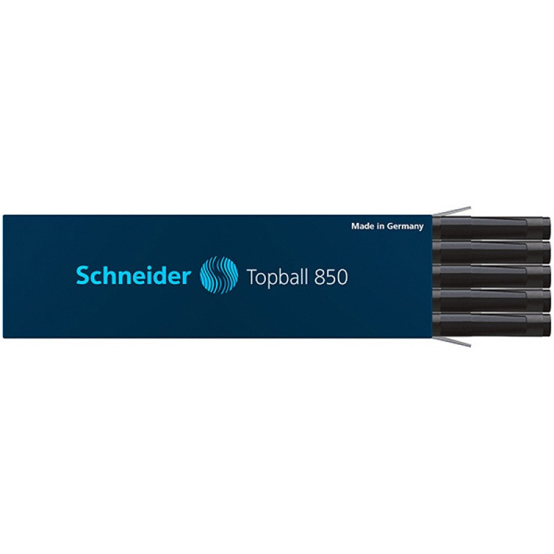 Wkład do pióra kulkowego SCHNEIDER Topball 850, 0,5 mm, czarny