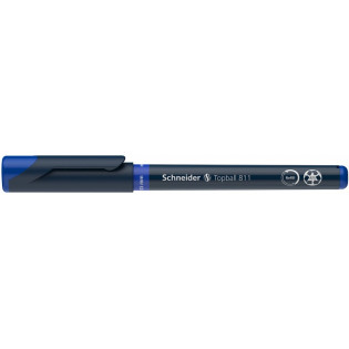 Pióro kulkowe SCHNEIDER Topball 811, 0,5 mm, niebieskie