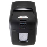 Niszczarka automatyczna REXEL Auto+ 100M EU, mikro ścinki, P-5, 100 kart., 26l, karty kredytowe, czarna