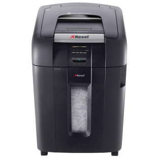 Niszczarka automatyczna REXEL Auto+ 500X, konfetti, P-4, 500 kart., 80l, karty kredytowe/CD, czarna