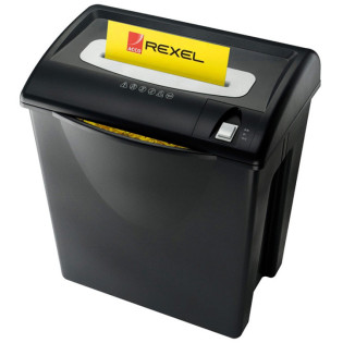 Niszczarka REXEL V120, paski, P-2, 12 kart., 35l, karty kredytowe, czarna