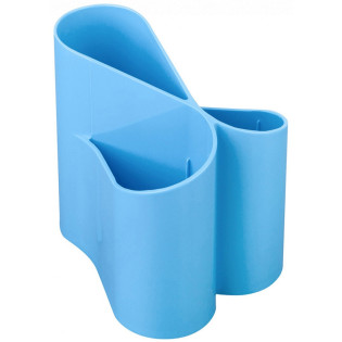 Przybornik na biurko ICO Lux, jasnoniebieski