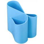 Przybornik na biurko ICO Lux, jasnoniebieski