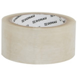 Taśma pakowa DONAU Hot-Melt , 48mm, 66m, 50mikr., transparentna