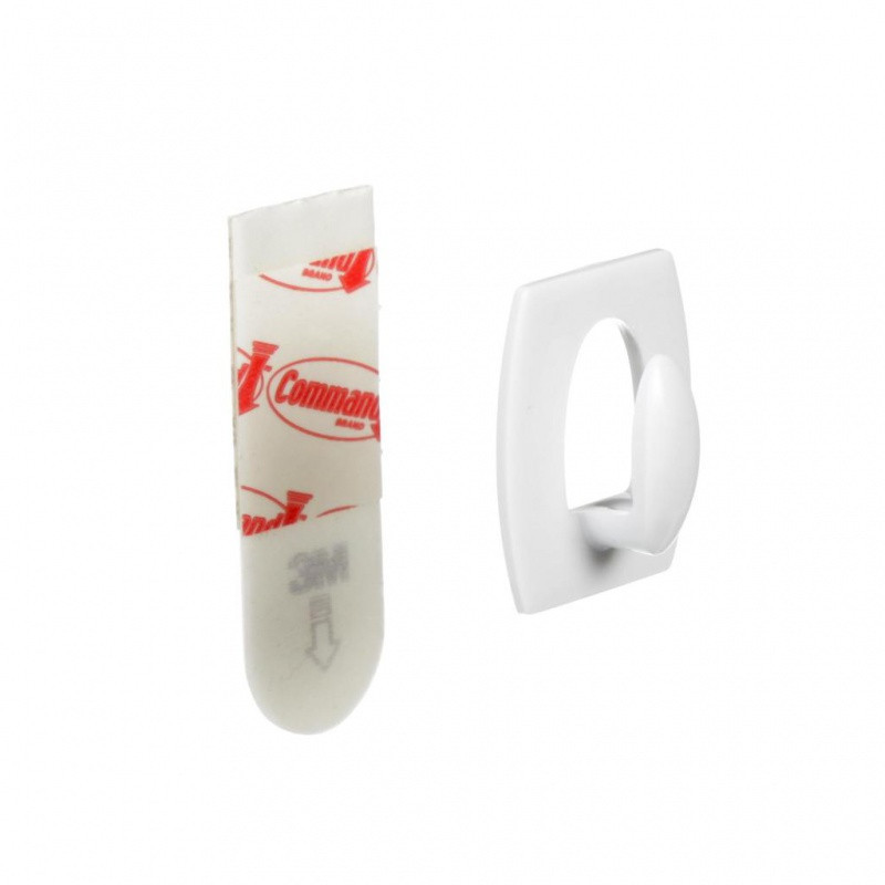 Haki wielokrotnego użytku COMMAND™ (17006 CLR), małe, 6szt., białe