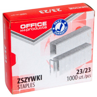 Zszywki OFFICE PRODUCTS, 23/23, 1000szt.