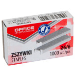 Zszywki OFFICE PRODUCTS, 26/6, 1000szt.