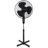 Wentylator ESPERANZA Hurricane, stojący, śr. 40cm, 50W, czarny