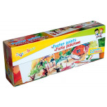 Farby plakatowe GIMBOO, 12x20ml, mix kolorów