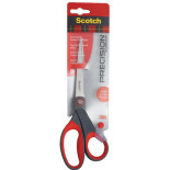 Nożyczki biurowe SCOTCH® (1448), precyzyjne, 20,5cm, czerwono-szare
