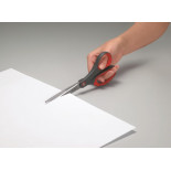 Nożyczki biurowe SCOTCH® (1448), precyzyjne, 20,5cm, czerwono-szare