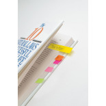 Znaczniki POST-IT® (670-4CA-EU), papier, 12,7x44,4mm, 4x50 kart., zawieszka, mix kolorów