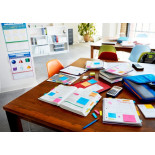 Znaczniki POST-IT® (670-4CA-EU), papier, 12,7x44,4mm, 4x50 kart., zawieszka, mix kolorów