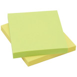 Karteczki samoprzylepne POST-IT® (6720-YG),76x63,5mm, 2x75 kart., zawieszka, żółto-zielone