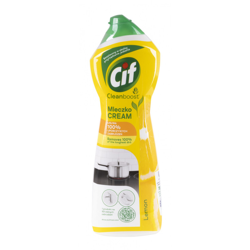 Mleczko do czyszczenia CIF Lemon, 780g