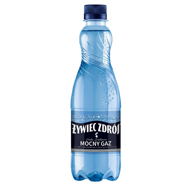 Woda ŻYWIEC ZDRÓJ Żywioł, gazowana, 0,5l