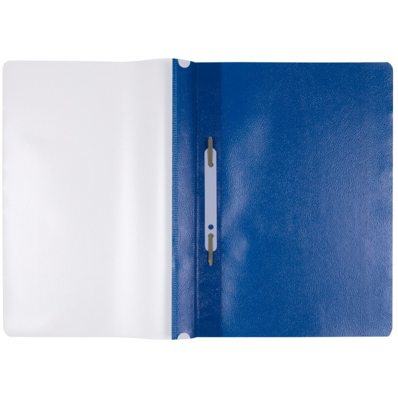 Skoroszyt OFFICE PRODUCTS, PP, A4, miękki, 100/170mikr., wpinany, granatowy