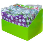 Piórnik-saszetka MEMORIS Pretty Bow, kokardka, na suwak i rzep, mix kolorów