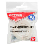 Taśma biurowa OFFICE PRODUCTS, 19mm, 33m, zawieszka, transparentna