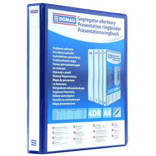 Segregator ofertowy DONAU, PP, A4/4RD/30, niebieski