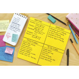 Karteczki samoprzylepne POST-IT® Super Sticky Big Notes (BN11 -EU), 280x280mm,1x30 kart., żółte