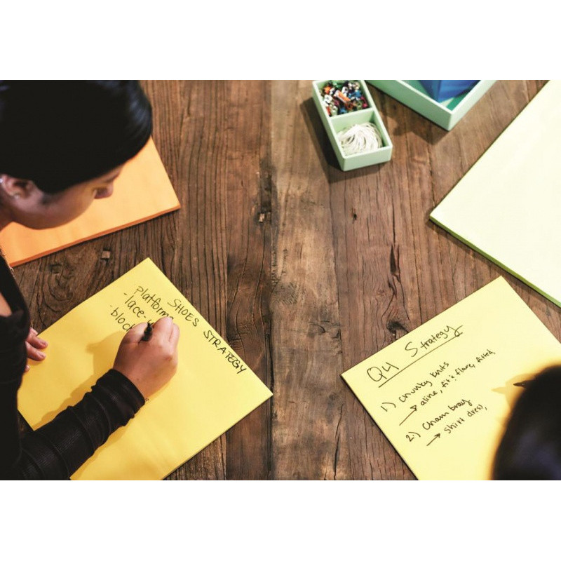 Karteczki samoprzylepne POST-IT® Super Sticky Big Notes (BN11 -EU), 280x280mm,1x30 kart., żółte