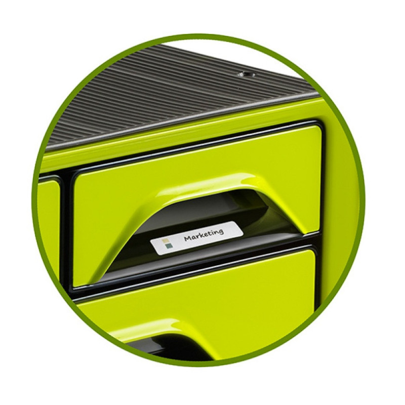 Zestaw 5 szufladek CEP Smoove, czarny