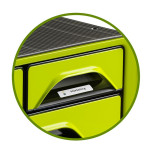 Zestaw 5 szufladek CEP Smoove, czarny