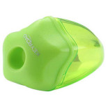 Temperówka KEYROAD Star, plastikowa, pojedyncza, z pojemnikiem, pakowane na displayu, mix kolorów