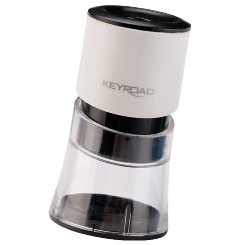 Temperówka KEYROAD Sand Clock, plastikowa, pojedyncza, z pojemnikiem, pakowane na displayu, mix kolorów