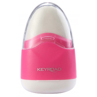 Temperówka KEYROAD Navy, plastikowa, pojedyncza, z gumką, pakowane na displayu, mix kolorów