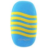 Gumka uniwersalna KEYROAD Wave, pakowane na displayu, mix kolorów