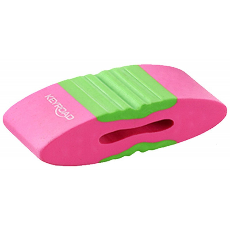 Gumka uniwersalna KEYROAD Elastic Touch, 2szt., zawieszka, mix kolorów