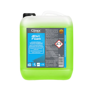 Preparat CLINEX 4Dirt Foam, do usuwania tłustych zabrudzeń, 5l