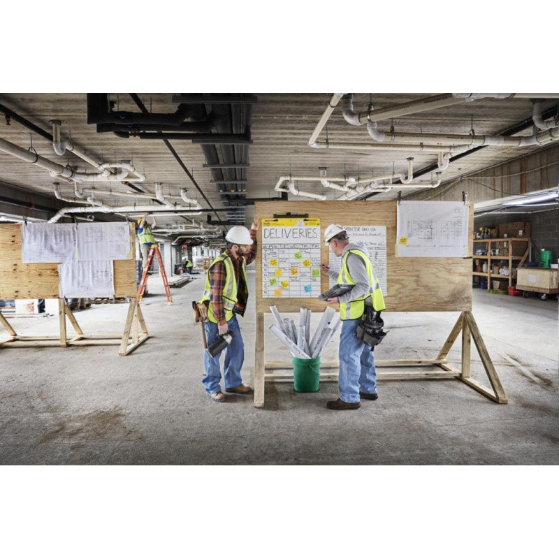 Samoprzylepne arkusze konferencyjne Post-it® Super Sticky, na flipchart, 63,5x76,2cm, w kratkę do wykresów, 30 kart., białe