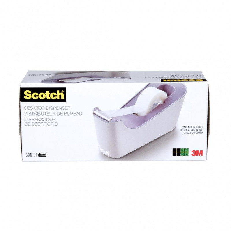 Dyspenser do taśm SCOTCH® (C-18L), w zestawie taśma Magic 19mmx33m, lawendowy